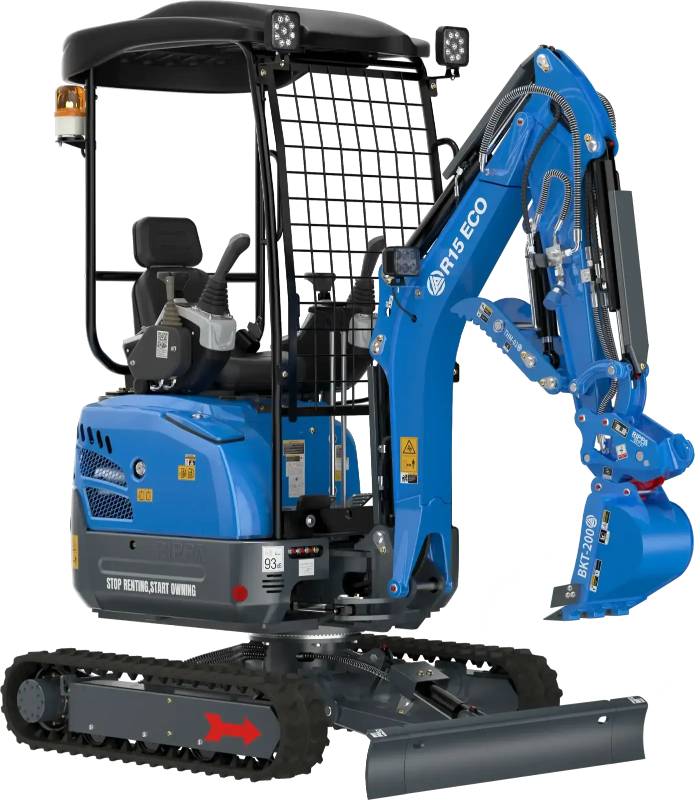 RIPPA R15 ECO studio render, front left three-quarter view